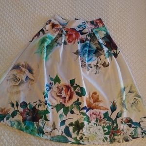 Parisian Collection Spring Inspired Pleated Skirt